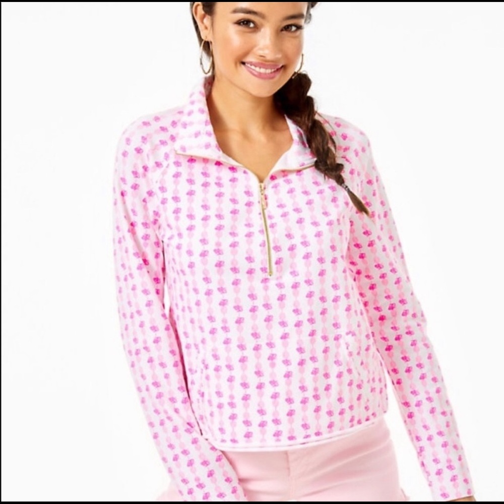 NWT Lilly Pulitzer UPF50 Ronan Popover SIZE L 🍍💗